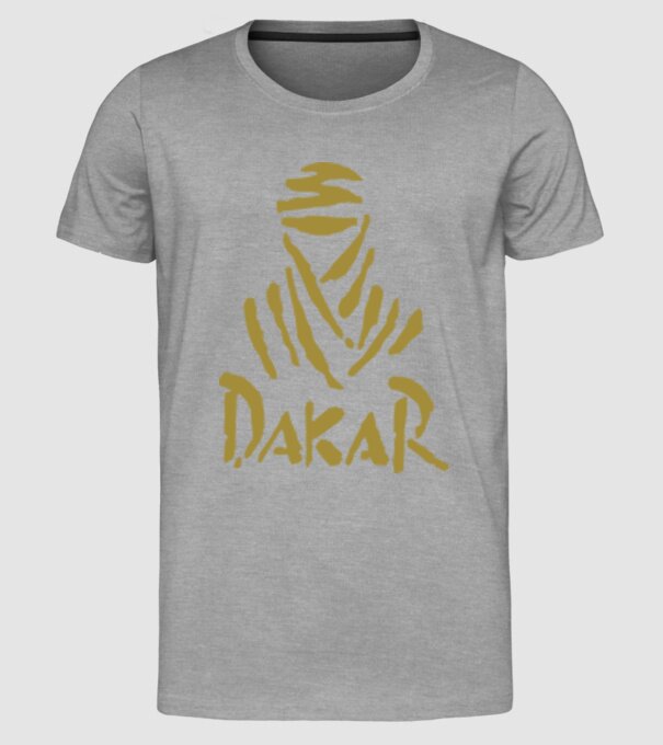 Dakar Rally model gri pe tricou