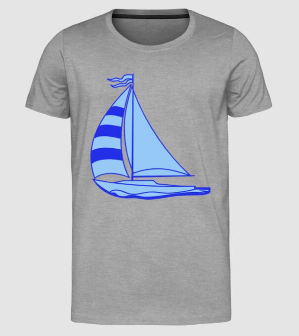 Vapor model gri pe tricou