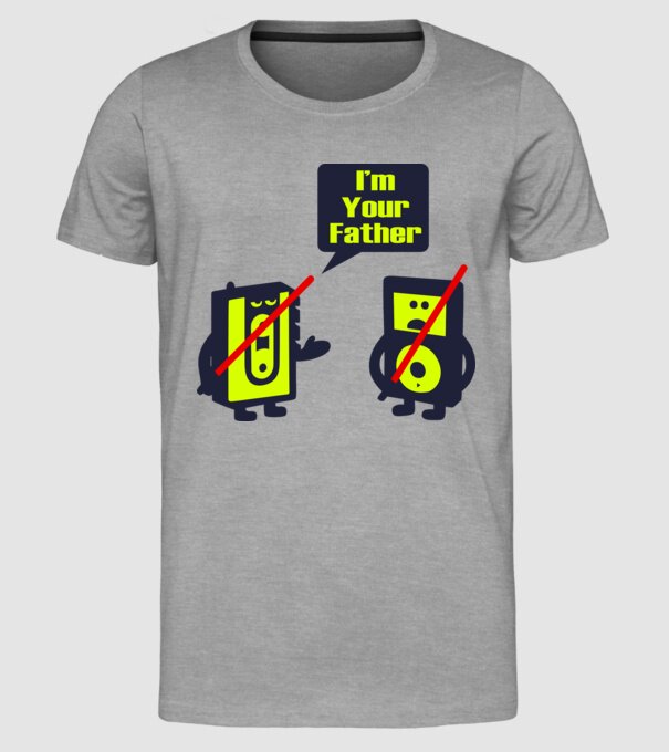 'I''m Your Father 1' model gri pe tricou