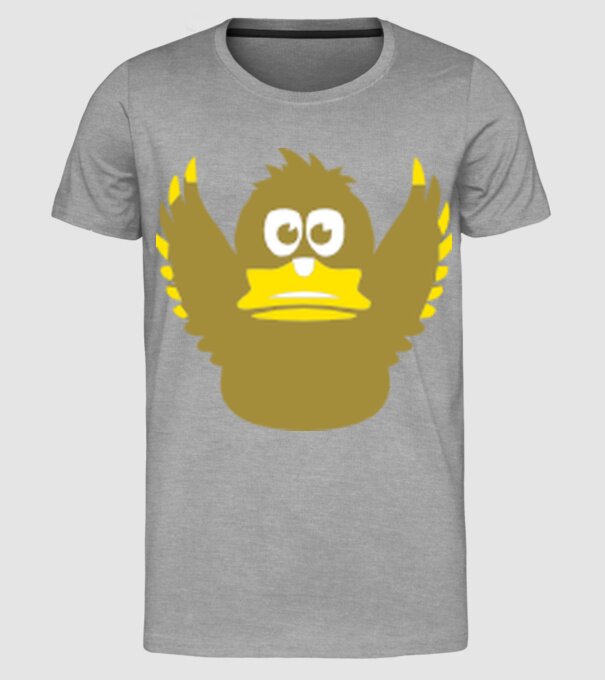 Rață model gri pe tricou