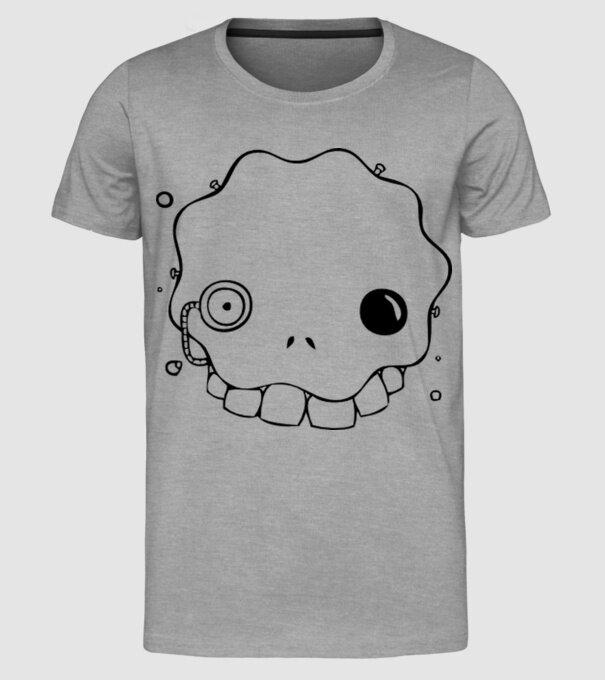 monstru10 model gri pe tricou