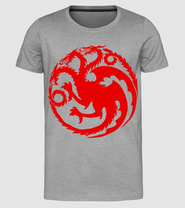Targaryen model gri pe tricou