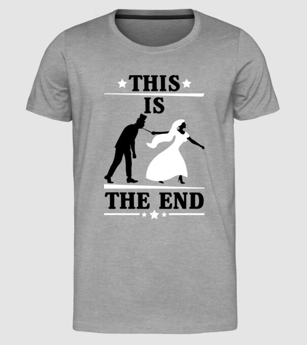 this is the end model gri pe tricou