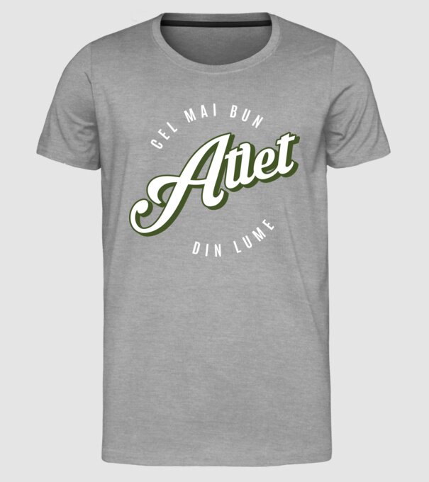 Cel mai bun Atlet din lume model gri pe tricou