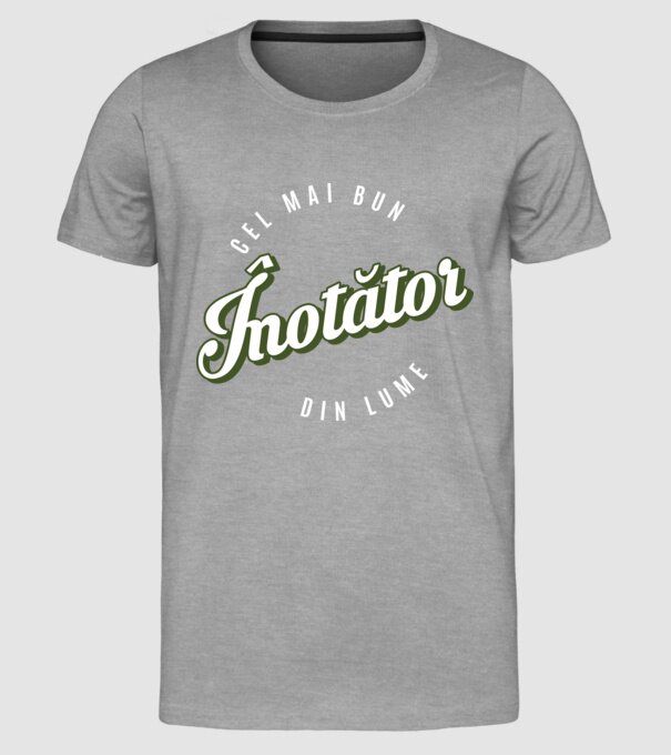 Cel mai bun înotător din lume model gri pe tricou