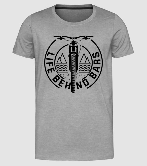 Life behind bars model gri pe tricou