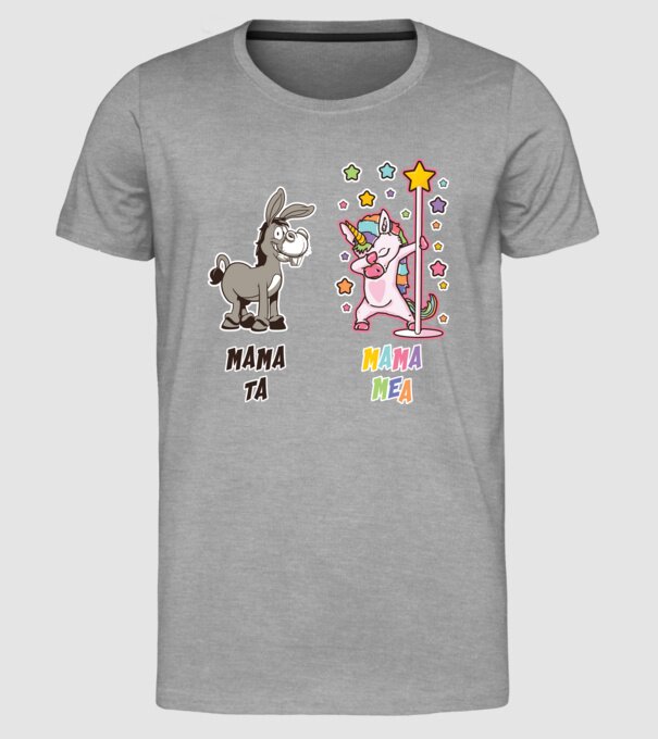 mama ta - mama mea model gri pe tricou
