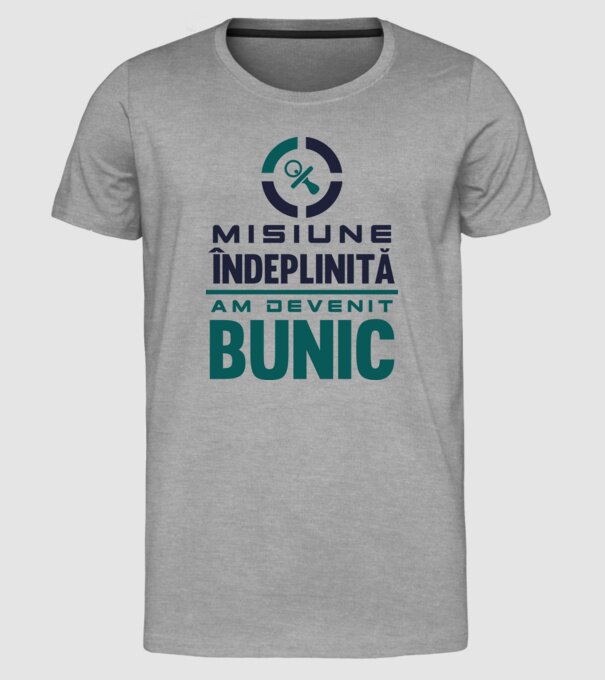Misiune îndeplinită - am devenit bunic model gri pe tricou