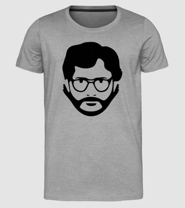 professor simple model gri pe tricou