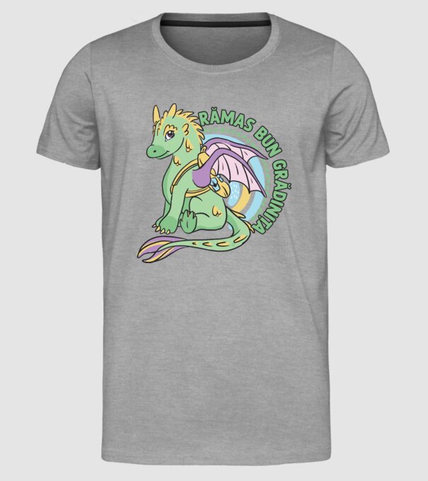 Rămas bun grădiniță model gri pe tricou