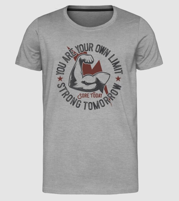 Sore Today model gri pe tricou