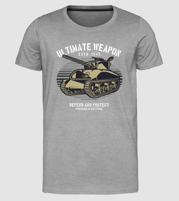 Tancuri model gri pe tricou