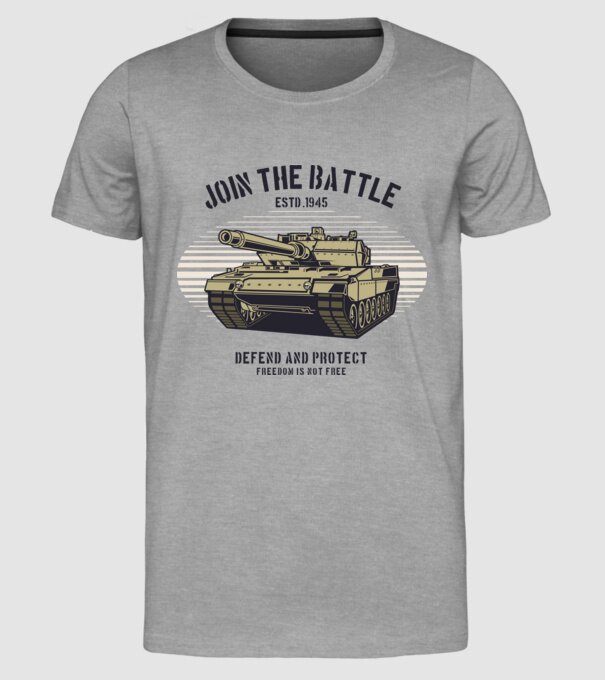 Tancuri model gri pe tricou