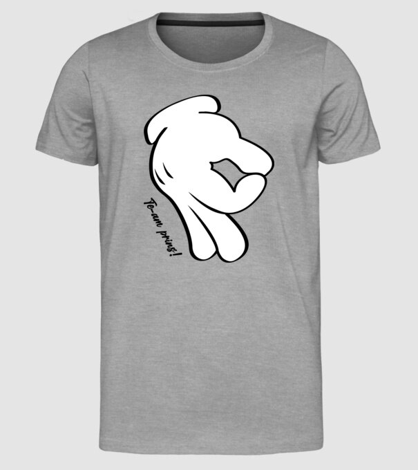 Te-am prins model gri pe tricou