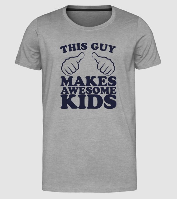 this guy makes awesome kids model gri pe tricou