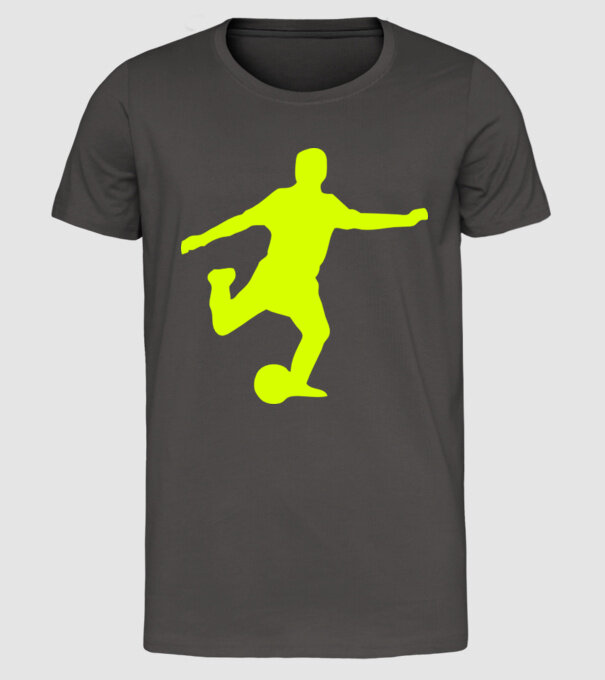 fotbal 2 model gri închis pe tricou
