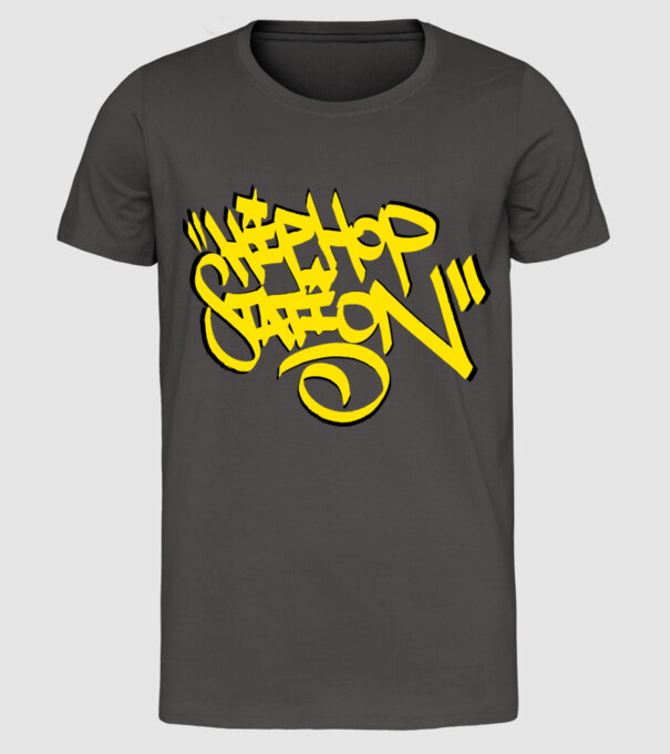 HS TAG2 model gri închis pe tricou