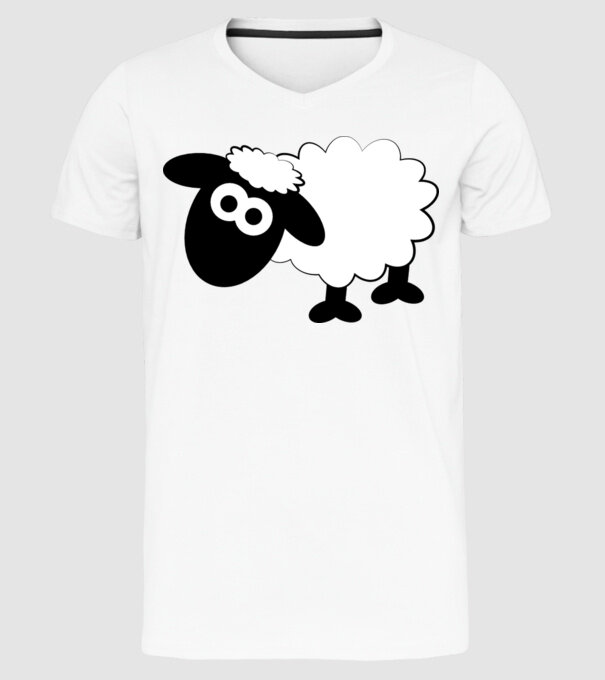 Miel model alb pe tricou