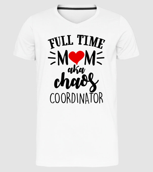 Chaos Coordinator model alb pe tricou