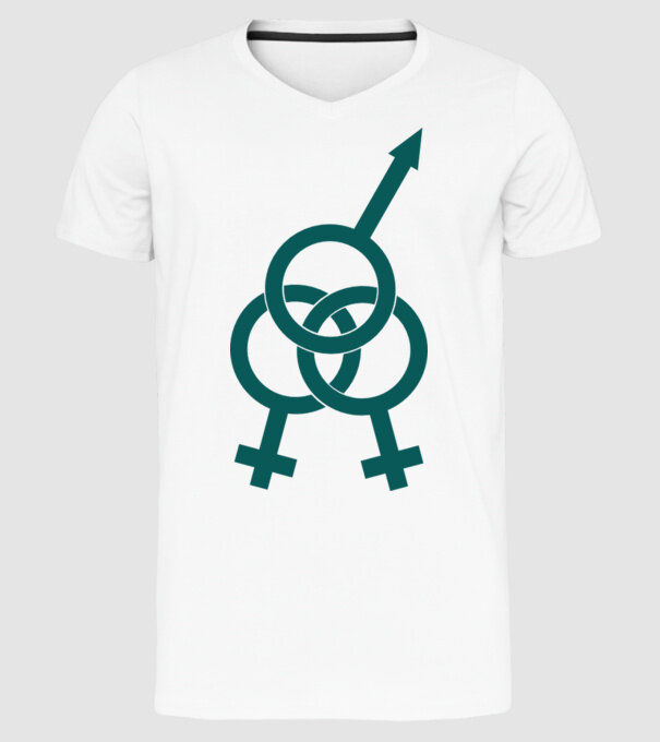 plăcere dublă model alb pe tricou