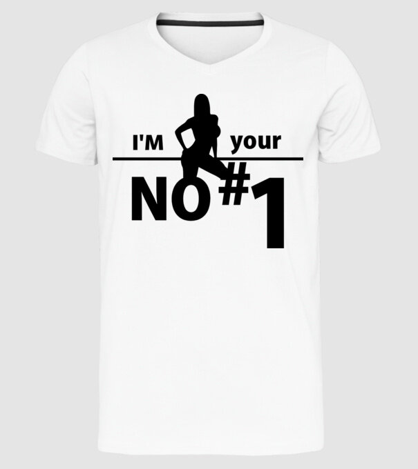 Prima model alb pe tricou