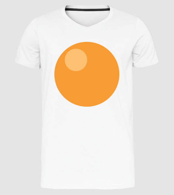 Ouă carnaval model alb pe tricou