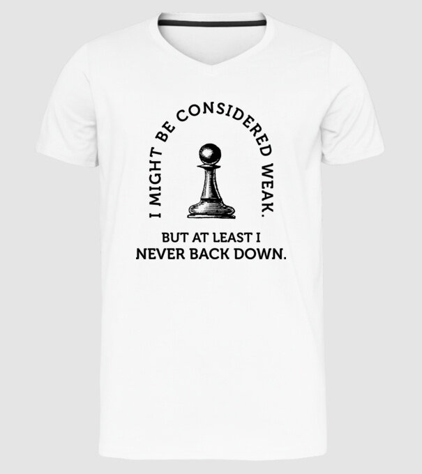 I might be considered weak lght model alb pe tricou