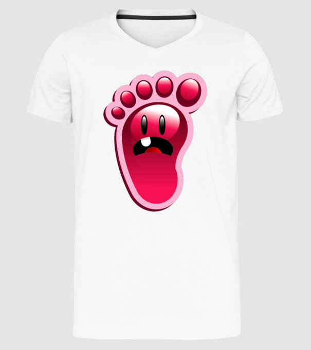 amprentă1 model alb pe tricou