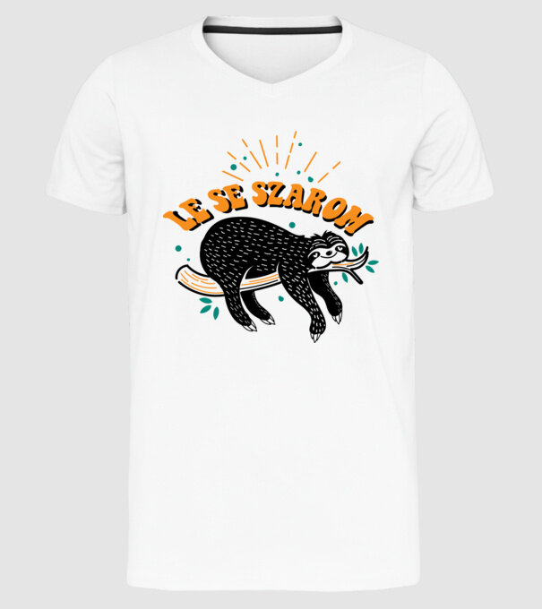 nu-mi pasă model alb pe tricou
