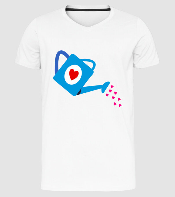 Cană de stropit model alb pe tricou