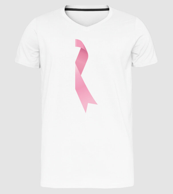 Panglică mare model alb pe tricou
