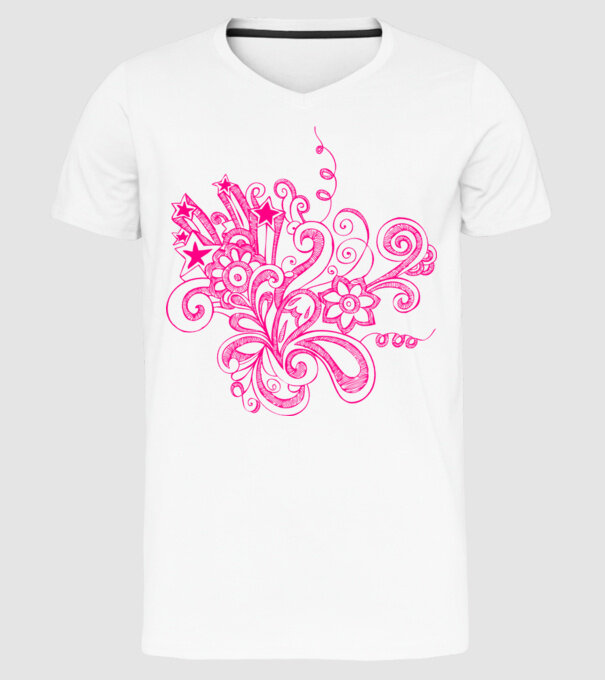 nonfi model alb pe tricou