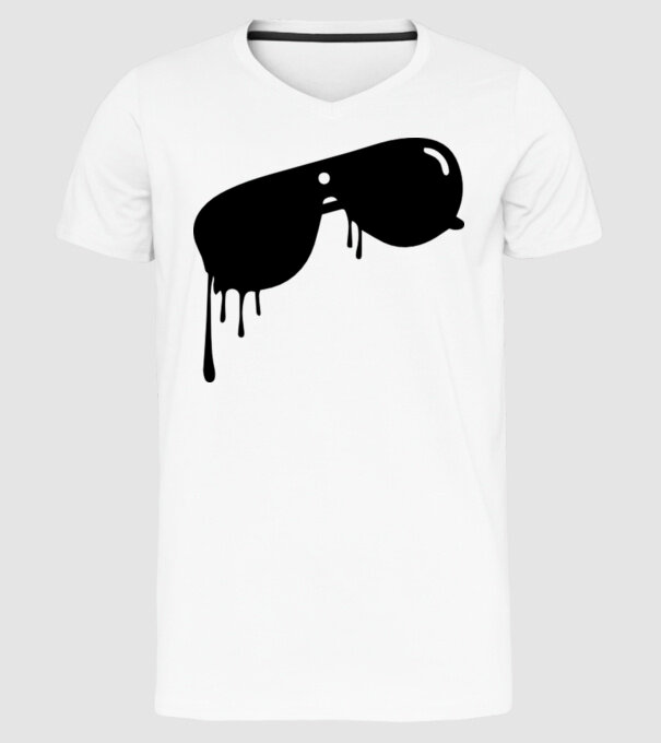 Ne topim model alb pe tricou