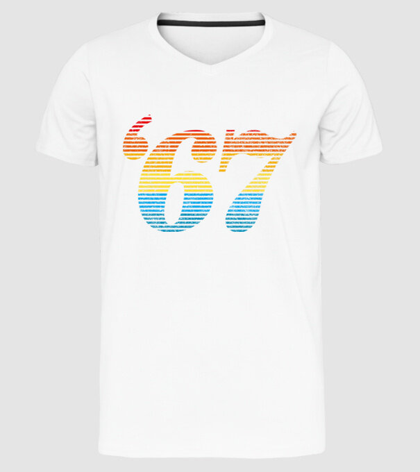 Retro Birthday 1967 model alb pe tricou