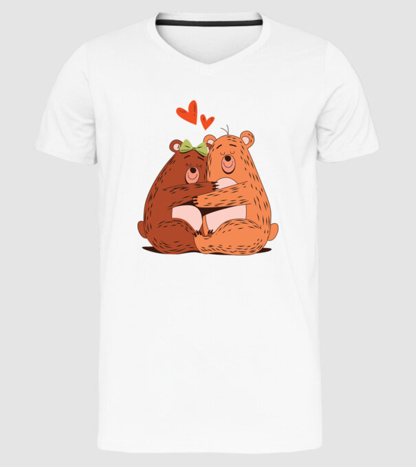 URȘI ÎNDRĂGOSTIȚI 3 model alb pe tricou
