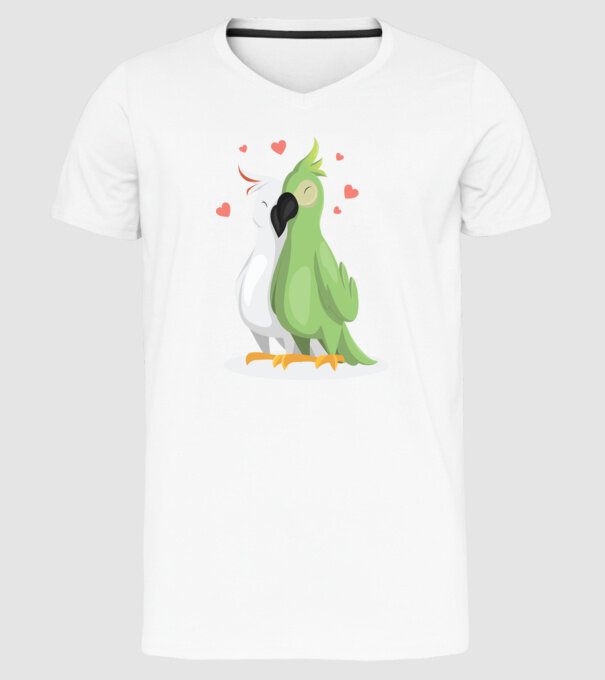 LENEȘI ÎNDRĂGOSTIȚI model alb pe tricou