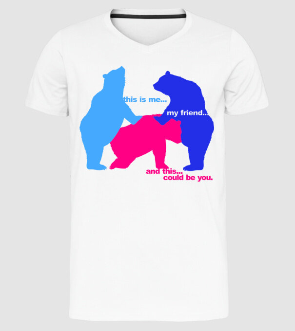 This is me... model alb pe tricou