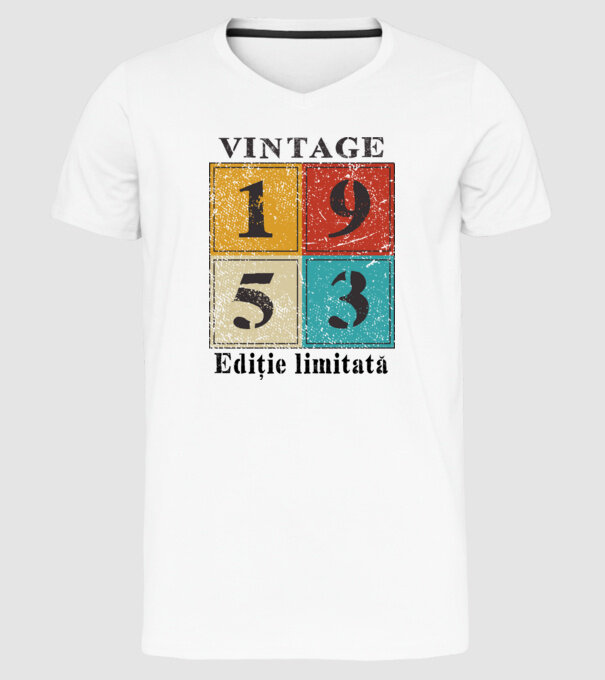 1953 - Ediție limitată model alb pe tricou