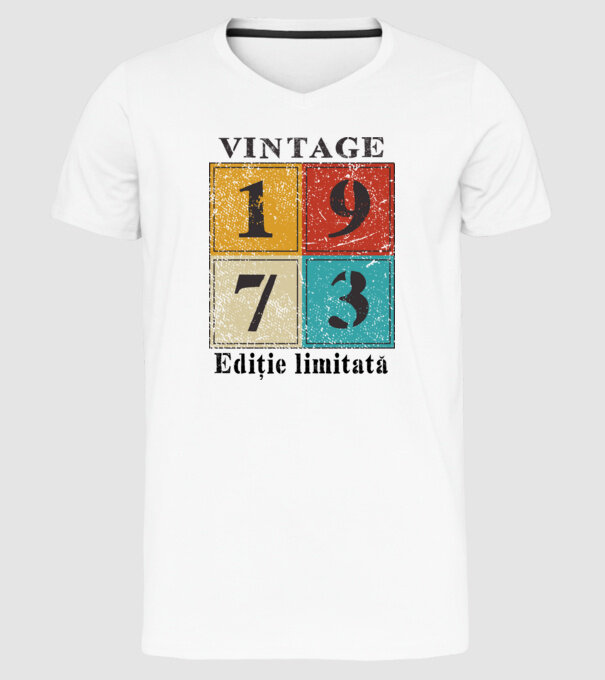 1973 - Ediție limitată model alb pe tricou