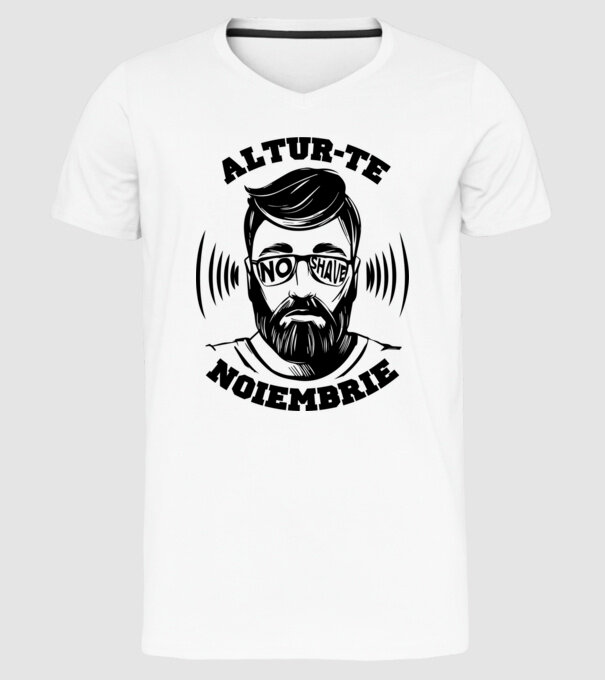 alătură-te - noiembrie model alb pe tricou