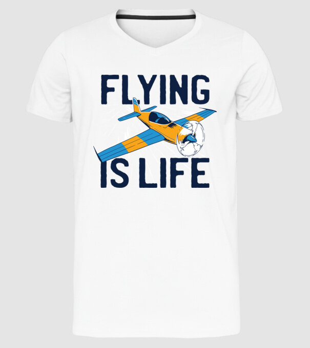 Avioane model alb pe tricou