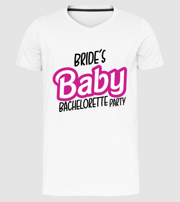 Bride Barbies baby model alb pe tricou