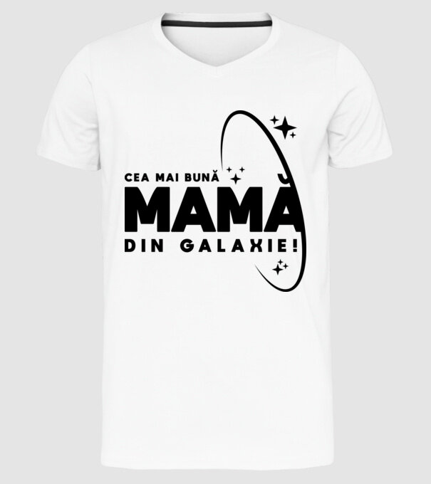 Cea mai bună bunică din Galaxie! model alb pe tricou