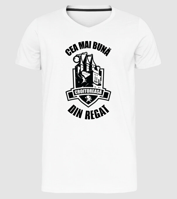 Cea mai bună croitoreasă din regat model alb pe tricou