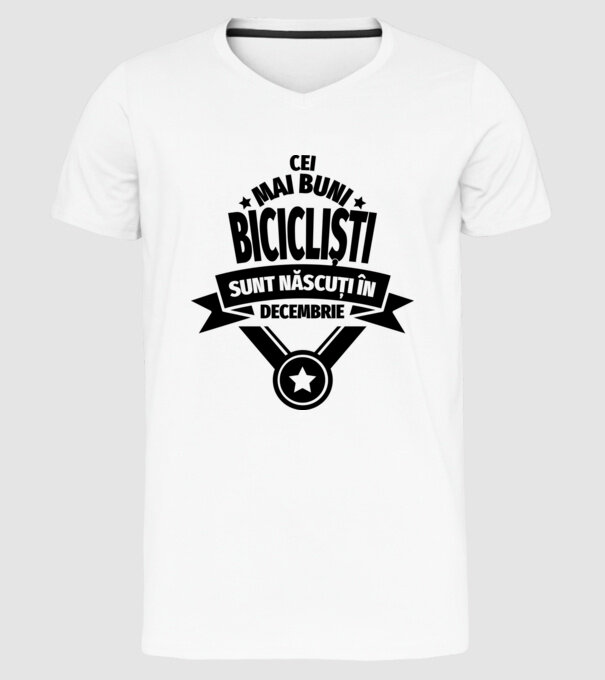 Cei mai buni barista sunt născuți în decembrie model alb pe tricou
