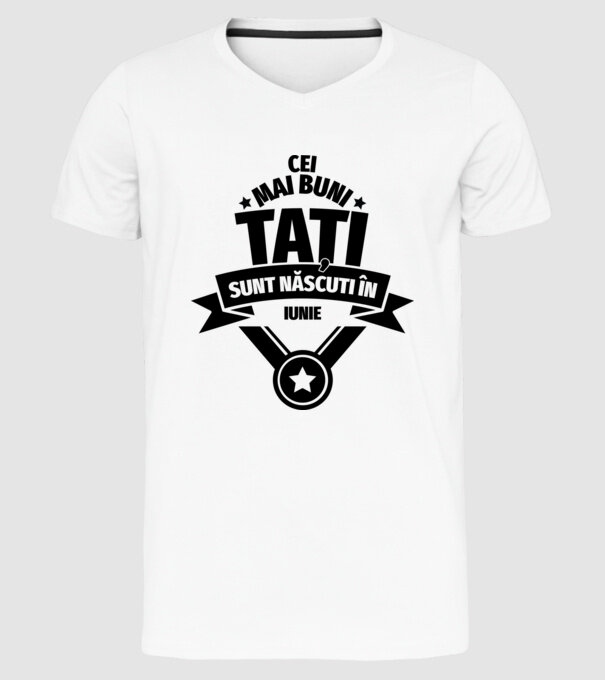 Cei mai buni Tați sunt născuți în martie. model alb pe tricou