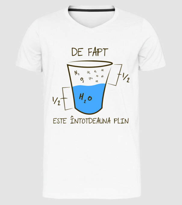 de fapt, este întotdeauna plin model alb pe tricou