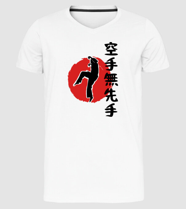 Larusso training japan model alb pe tricou