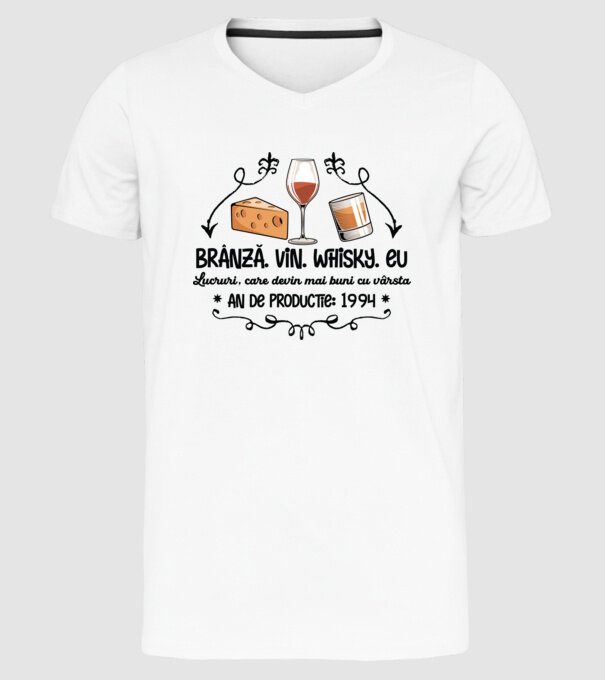Lucruri, care devin mai buni cu vârsta 1994 30 de ani model alb pe tricou