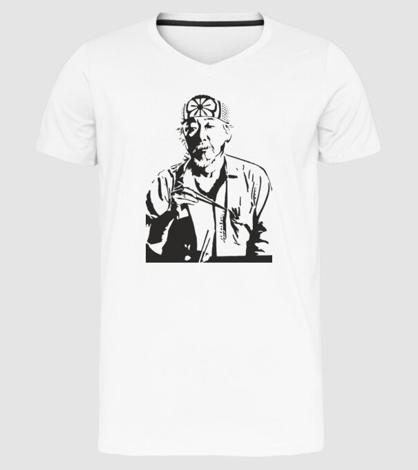 Miyagi cobra kai model alb pe tricou